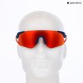 Слънчеви очила Red Bull SPECT Mark синьо/кафяво с червено оранжево огледало 7