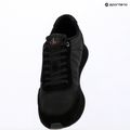 Мъжки обувки Calvin Klein HM0HM02212 Retro Runner Bans Leather Suede triple black/adrenaline rush 9