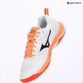 Обувки за хандбал Mizuno Wave Stealth Elite white/lava orange 9