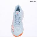 Дамски обувки за волейбол Mizuno Wave Lightning Elite blue finch/white/lava orange 9