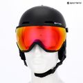 Детска скиорска каска ATTABO Avens 2.0 Jr с визьор, черна 17