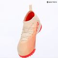 Детски футболни обувки PUMA Future 9 Match TT+ Mid Jr sugared almond/puma white/ultra red/puma black 8