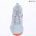 Дамски обувки за волейбол Mizuno Wave Momentum Pro Mid blue finch/lava orange/flamingo coral 15