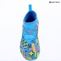 Детски футболни обувки PUMA Future 9 Match Advanced Level FG/AG Jr puma white/blue glimmer/pink glimmer/yellow alert 16