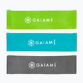 Комплект ластици за упражнения Gaiam 63578 3 szt. black/blue/green