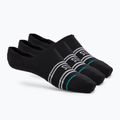 Stance Basic No Show чорапи 3 чифта черни