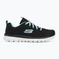 SKECHERS Graceful Get Connected дамски обувки за тренировка черно/тюркоазено 2