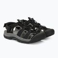Мъжки сандали KEEN Rapids H2 за трекинг черно/стоманено сиво 4