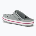 Джапанки Crocs Bayaband Clog light grey/candy pink 3