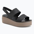 Дамски сандали  Crocs Brooklyn Low Wedge black/mushroom