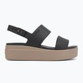 Дамски сандали  Crocs Brooklyn Low Wedge black/mushroom 2