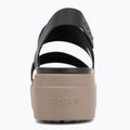 Дамски сандали  Crocs Brooklyn Low Wedge black/mushroom 6
