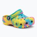 Crocs Classic Marbled Clog Toddler джапанки digital aqua/multi
