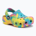 Crocs Classic Marbled Clog Toddler джапанки digital aqua/multi 2