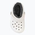 Детски джапанки Crocs Classic Lined Clog Toddler white/grey 6