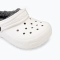 Детски джапанки Crocs Classic Lined Clog Toddler white/grey 8