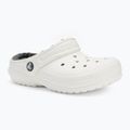 Детски джапанки Crocs Classic Lined Clog Kids white/grey