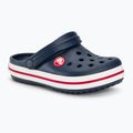 Детски джапанки Crocs Crocband Clog в тъмносиньо/червено