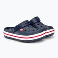 Детски джапанки Crocs Crocband Clog в тъмносиньо/червено 5