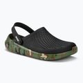 Джапанки Crocs LiteRide Printed Camo Clog black/multi