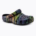Дамски чехли Crocs Classic Seasonal Printed zebra rainbow