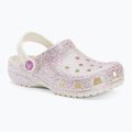 Crocs Classic Glitter Clog детски джапанки bianco sporco 2