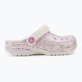 Crocs Classic Glitter Clog детски джапанки bianco sporco 3