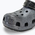 Детски чехли Crocs Classic Glitter Clog black 8