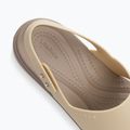 Дамски сандали Crocs Brooklyn Met Low Wedge metal champagne 9