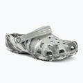 Джапанки Crocs Classic Marbled Clog light grey/multi