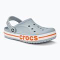 Джапанки Crocs Bayaband Clog blue grey/orange