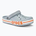 Джапанки Crocs Bayaband Clog blue grey/orange 2