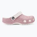 Детски джапанки Crocs Classic Glitter Clog white/rainbow 3