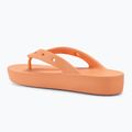 Дамски джапанки Crocs Classic Platform papaya 3