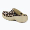 Дамски чехли Crocs Classic Platform Animal Remix bone/leopard 4