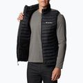 Columbia Powder Pass 010 Men's Unzipped Travel Sleeve Black Lightly Insulated 1842414