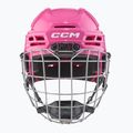 Детска хокейна каска CCM Tacks 70 Combo pink 2