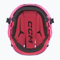 Детска хокейна каска CCM Tacks 70 Combo pink 5