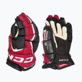 Детски хокейни ръкавици CCM JetSpeed FT6 Pro JR black/red/white
