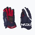 Детски хокейни ръкавици CCM Next JR navy/white