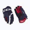 Детски хокейни ръкавици CCM Next JR navy/white 2