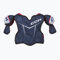 Детски хокейни ленти за рамо CCM Next YTH тъмносин/бял 2
