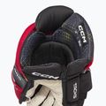 Ръкавици за хокей CCM Tacks XF Pro SR черни/червени/бели 4
