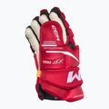 CCM Tacks XF Pro SR червени/бели ръкавици за хокей 3