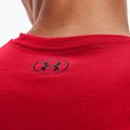 Мъжка тениска за тренировки Under Armour Sportstyle Left Chest SS червено/черно 3