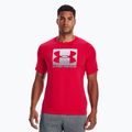 Мъжка тениска Under Armour Boxed Sportstyle червена/оранжева