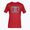 Мъжка тениска Under Armour Boxed Sportstyle червена/оранжева 5