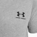 Мъжка тренировъчна тениска Under Armour Sportstyle Left Chest SS steel light heather/black 6