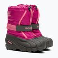 Детски ботуши за сняг Sorel Flurry Dtv deep blush/tropic pink 9