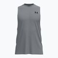 Мъжка тренировъчна тениска Under Armour Left Chest Cut Off Tank steel light heather/black